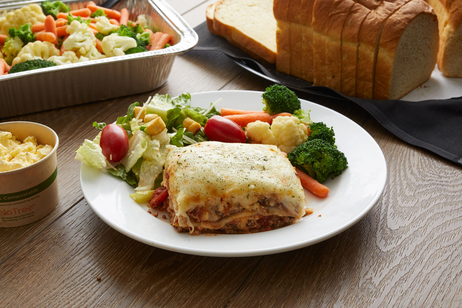 lasagna hot food catering